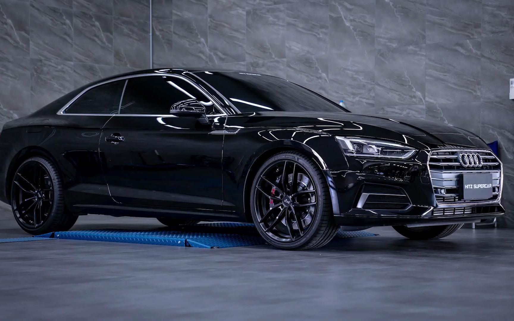 armytrix排气装在奥迪a5b940tfsi上的声浪效果