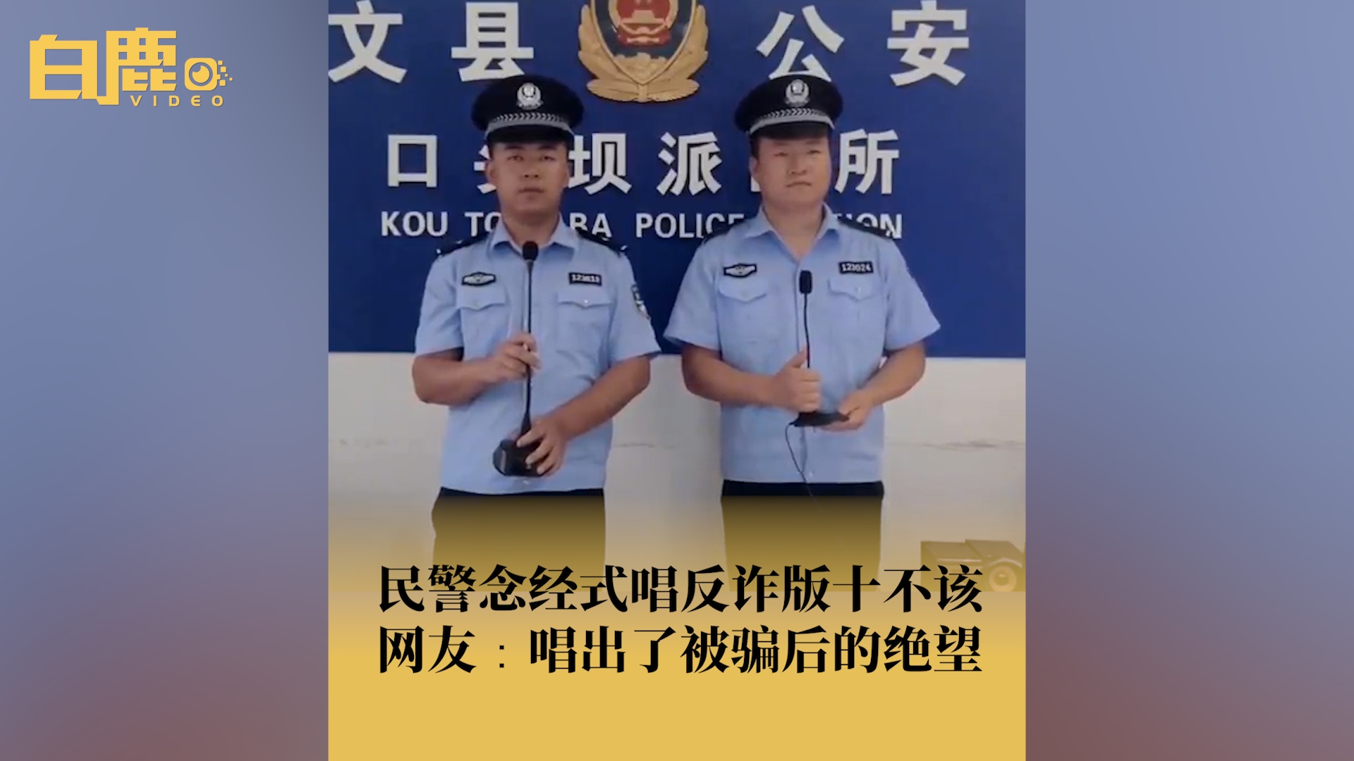 [图]民警念经式唱反诈版十不该