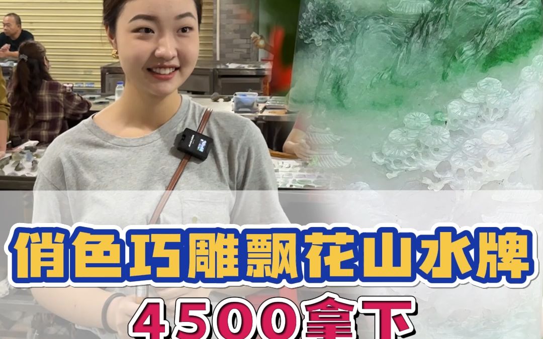 特色飘花招财山水牌你喜欢吗?赶紧来找我!哔哩哔哩bilibili