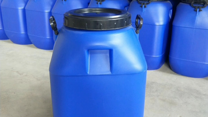50l圆桶白色蓝色50l方桶50公斤塑料桶