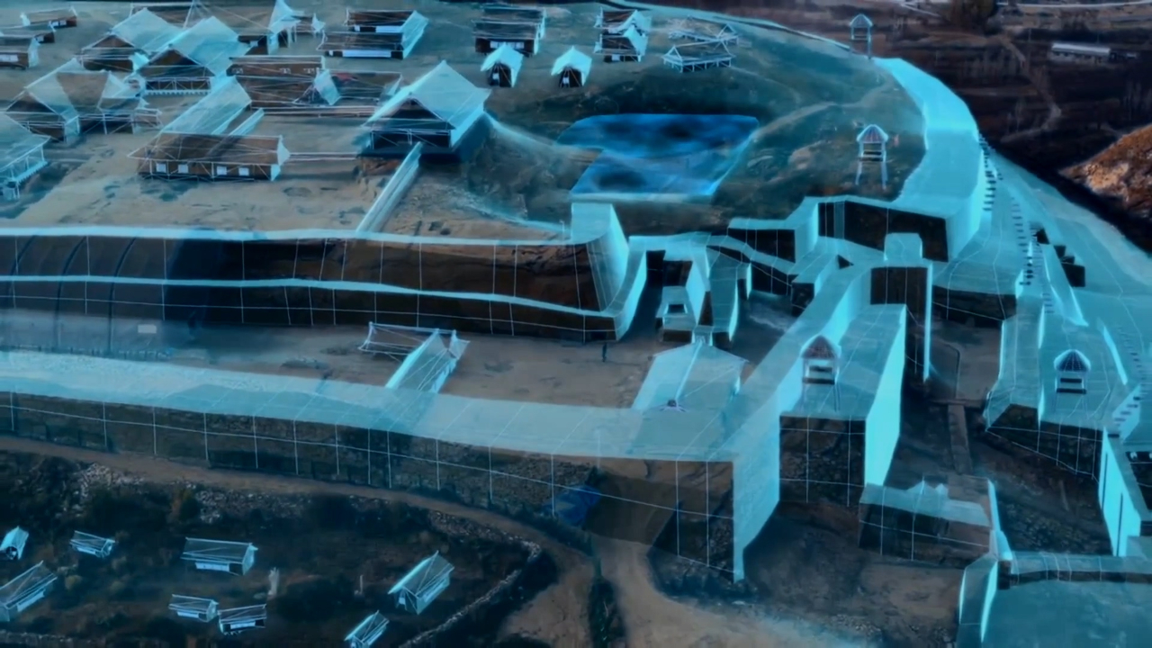 3d还原4000年前石峁古城原貌会不会震撼到你?_哔哩哔哩_bilibili