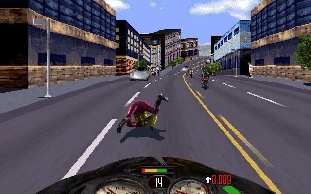 暴力摩托早期庄臣第一次比赛