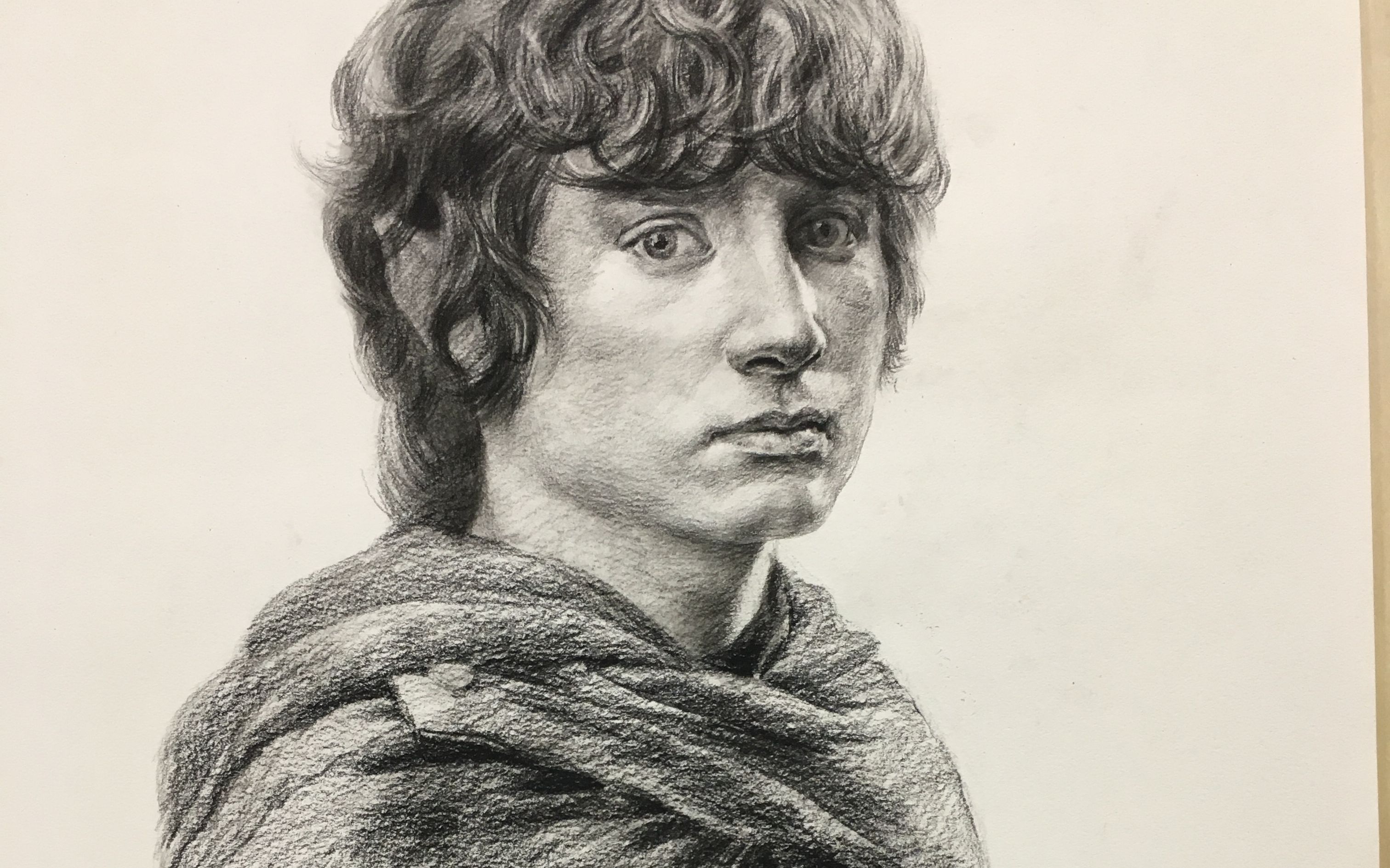 《魔戒》素描绘画系列之frodo baggins