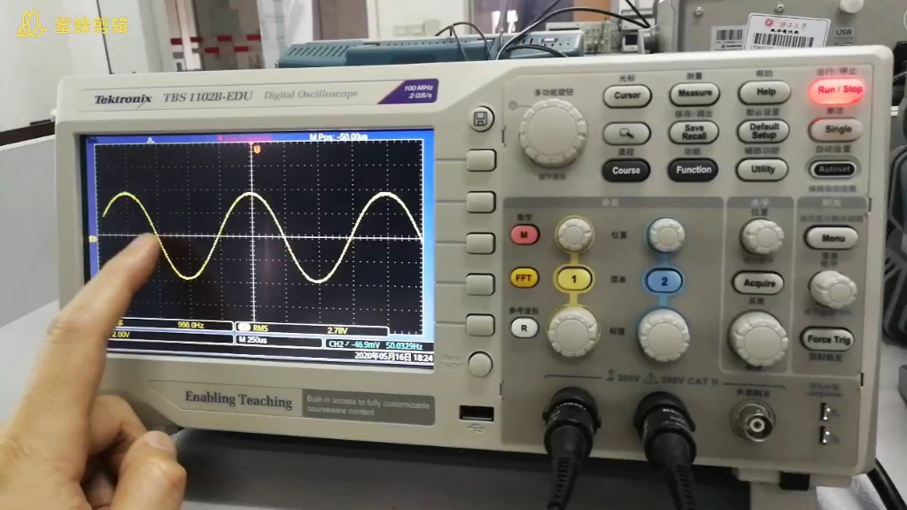 模电实验一 示波器的使用哔哩哔哩bilibili