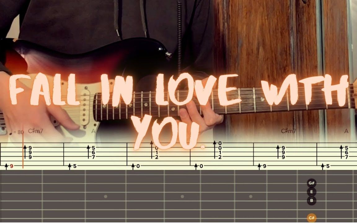 【吉他教程】 montell fish - fall in love with you