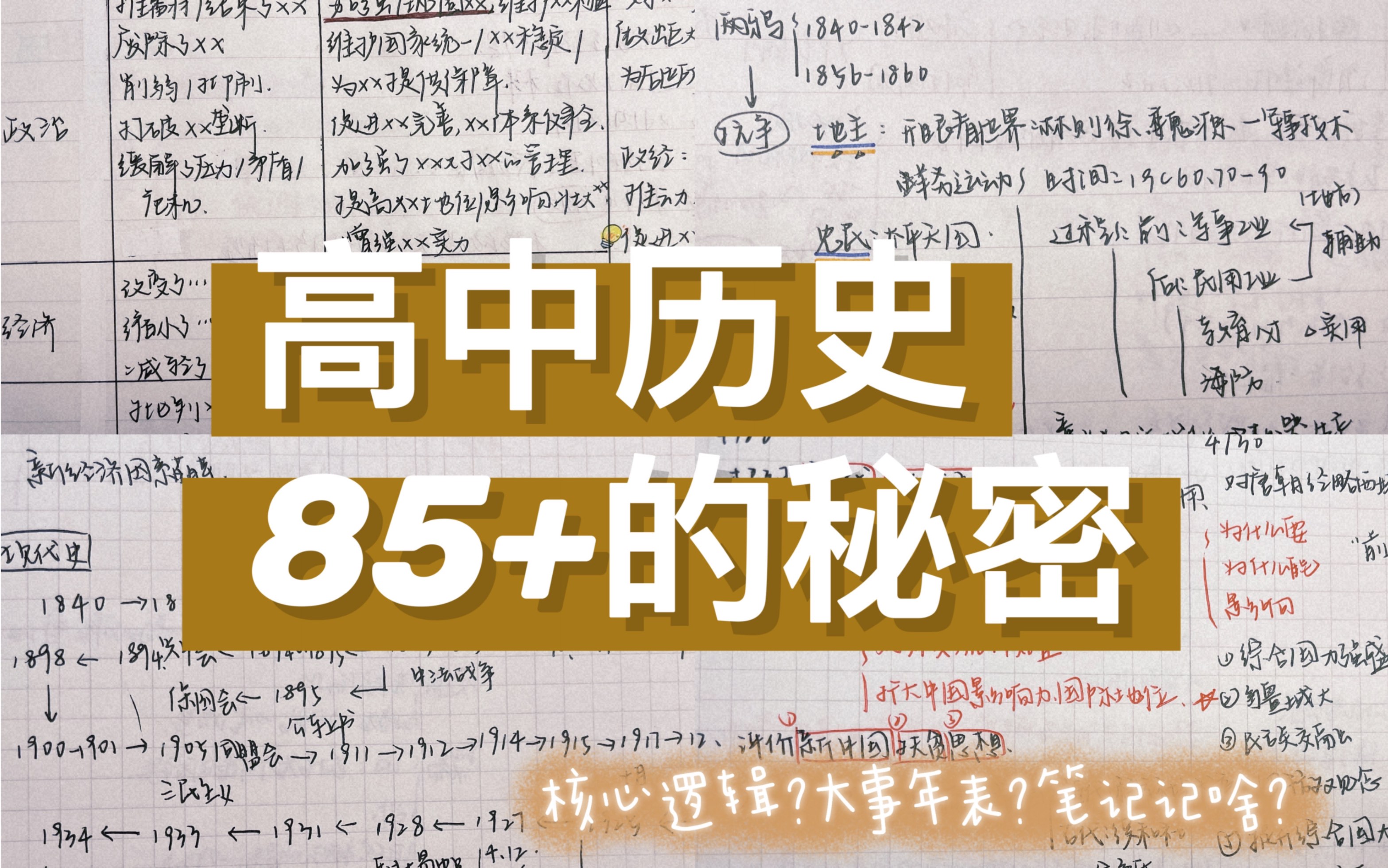 [图]【高考历史】可以借鉴的历史提分思路！｜从万年66到日常85我们可以做些什么？｜纯干货总结！