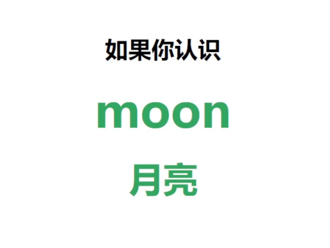 [点关注,一秒记单词moon系列单词记更多]哔哩哔哩bilibili