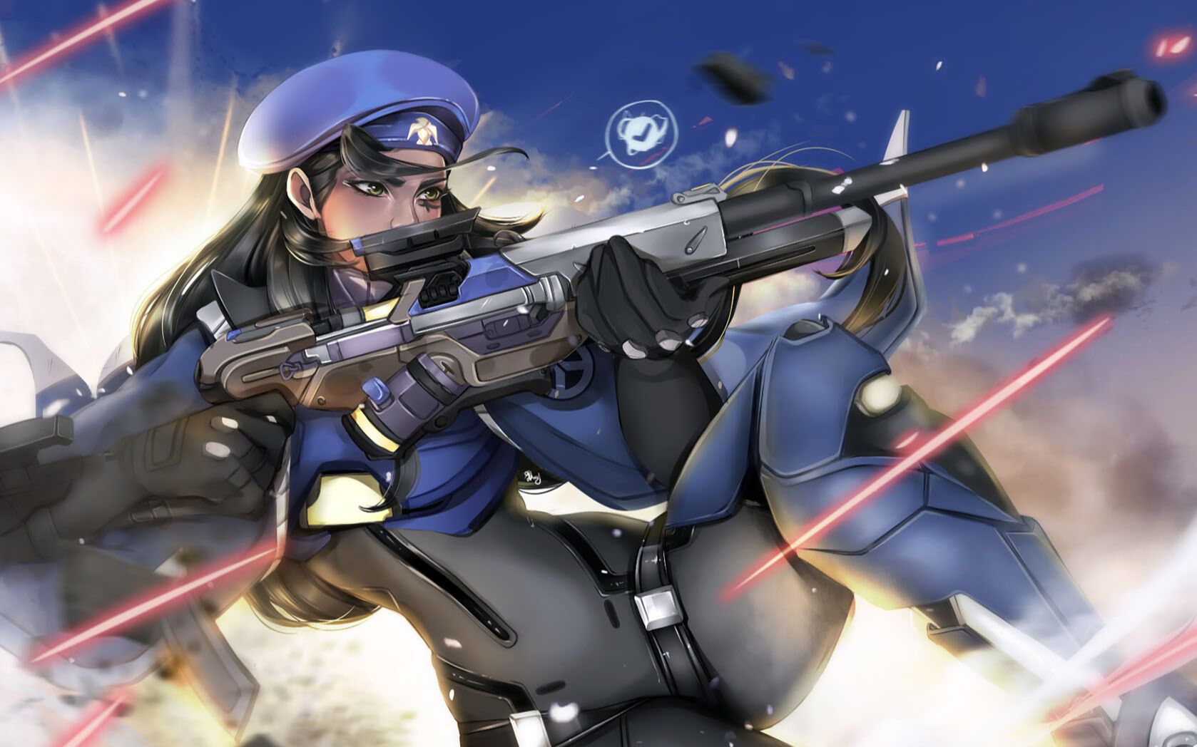 masterqieda的ow集锦守望先锋微踩点选安娜是因为这局我要赢