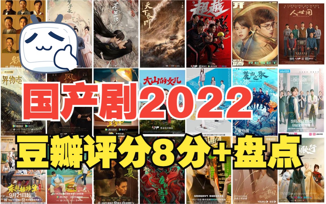 【豆瓣8.0分佳作】2022年国产剧豆瓣8分以上作品盘点哔哩哔哩bilibili