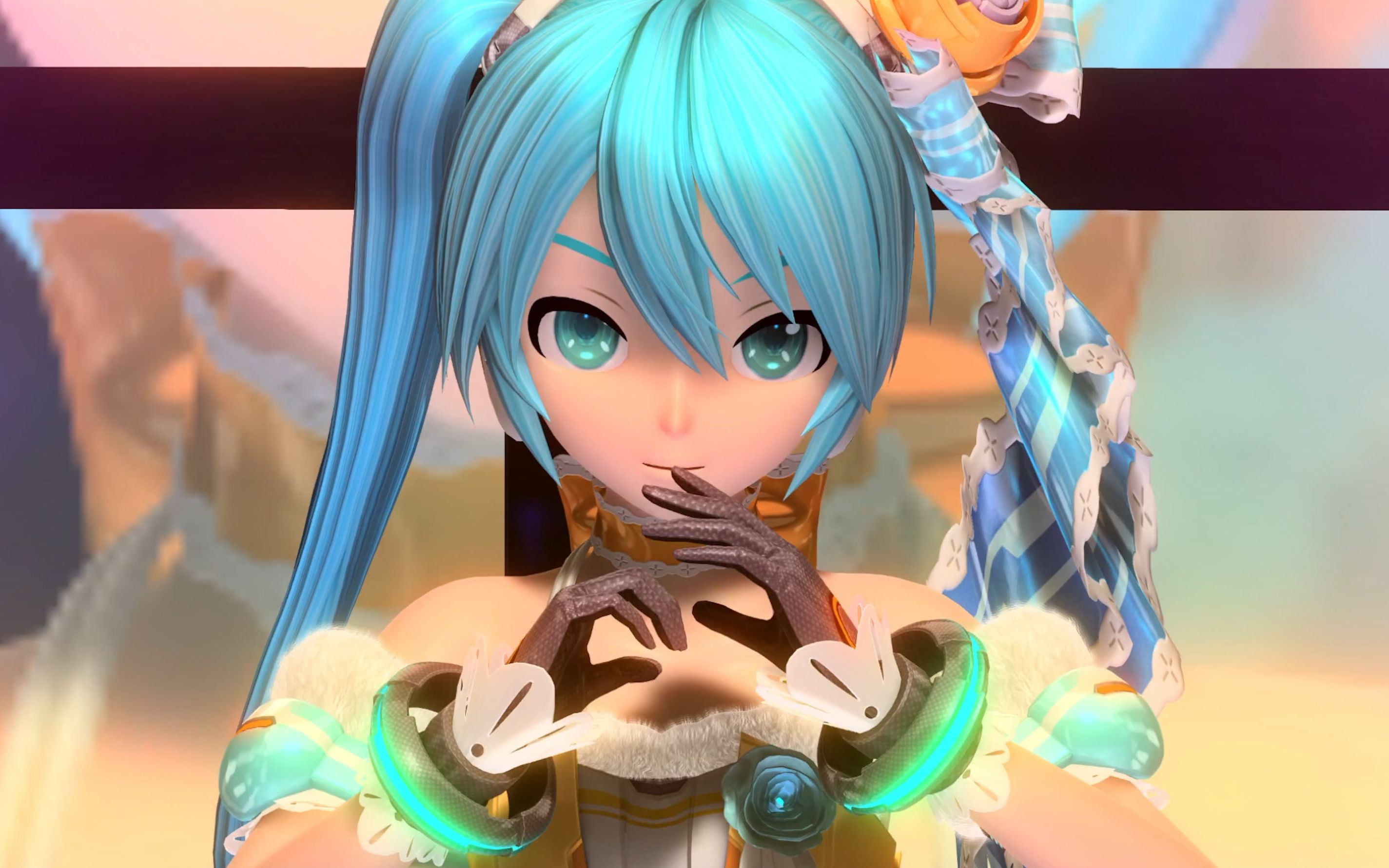 4k画质~【miku橙花公主】把你给mikumiku掉 中文字