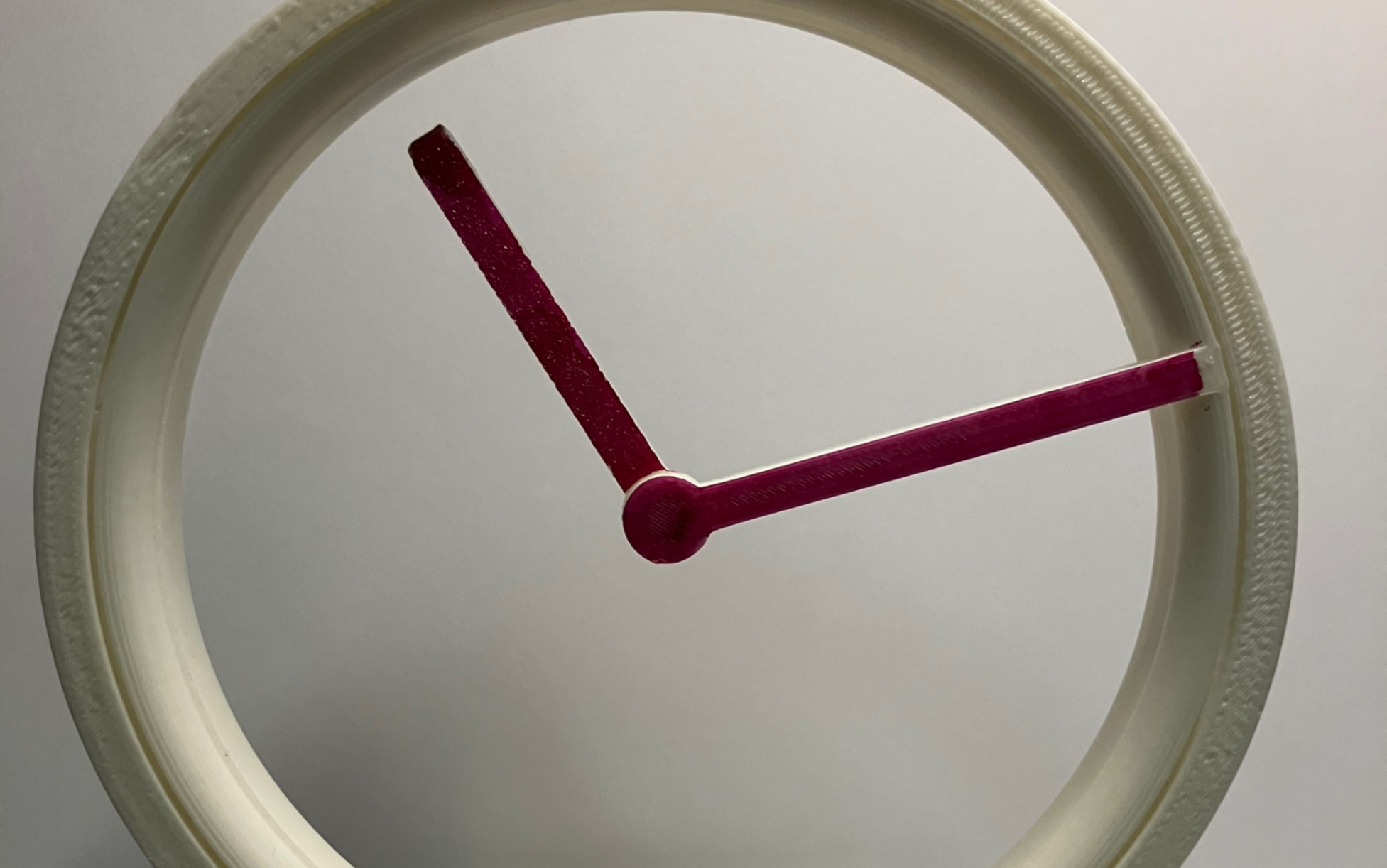 3d打印拼接-悬浮时钟