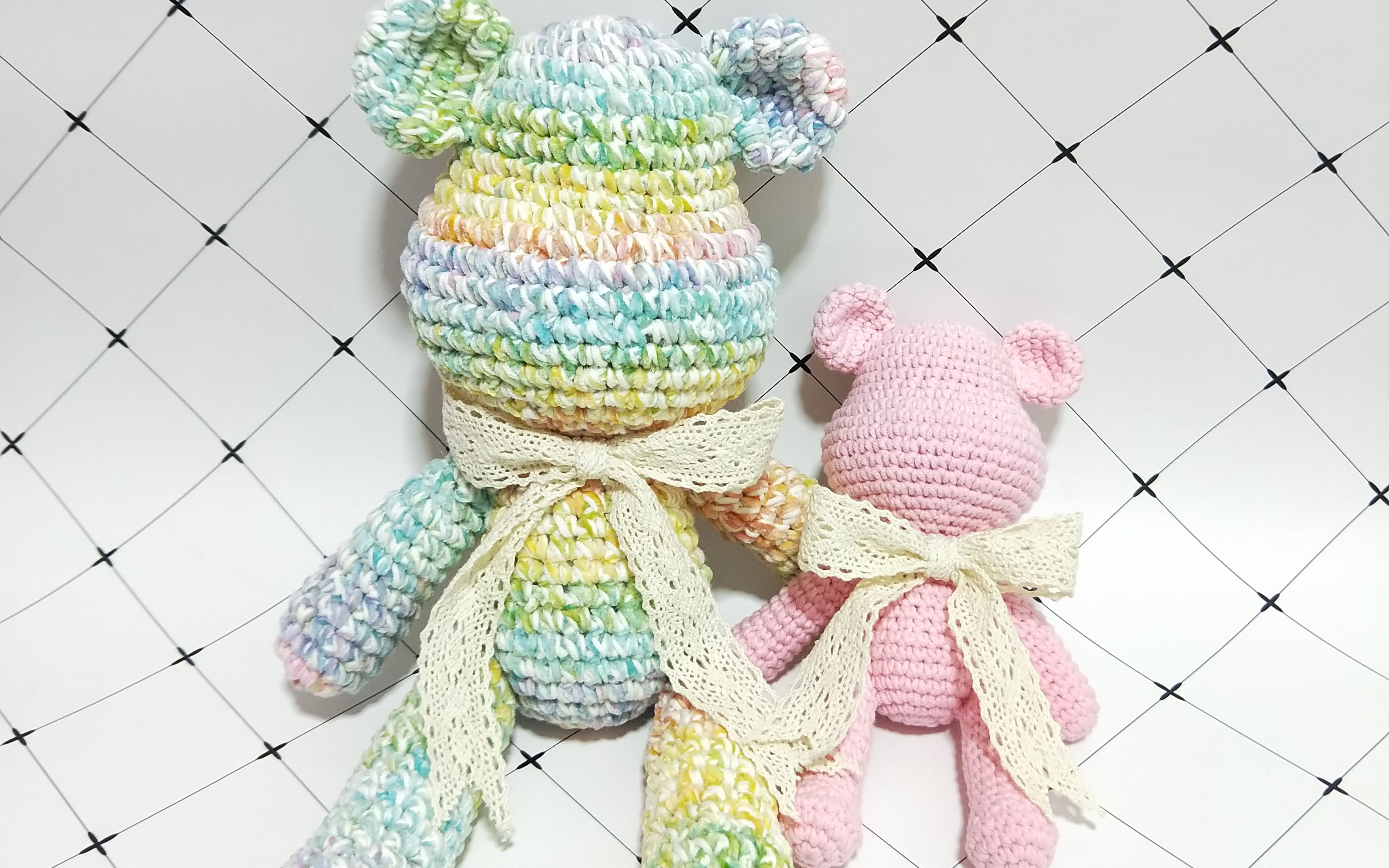 小燕钩织小屋钩针编织暴力熊新手零基础视频教程通用教程