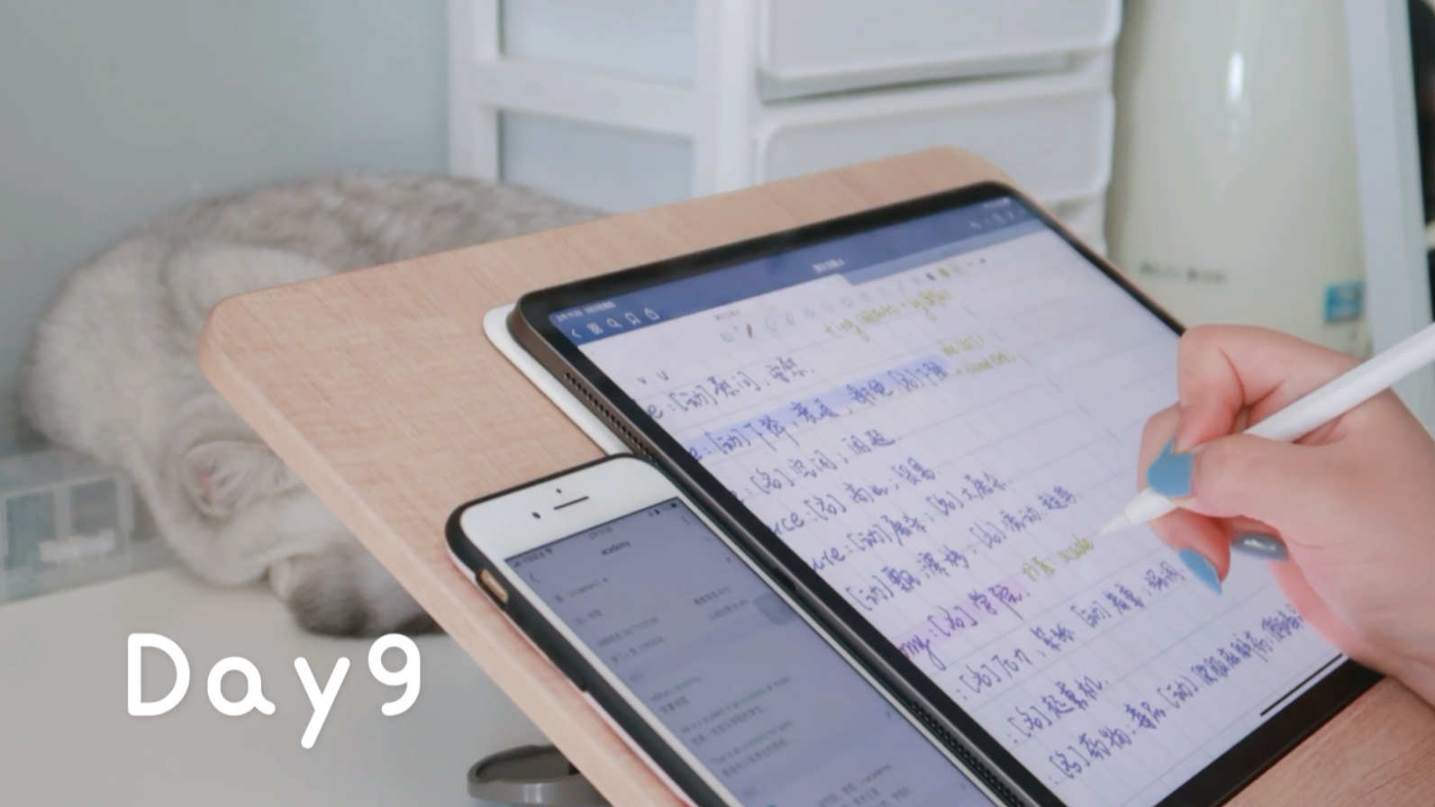 【日更vlog09】日更打卡 | iPad手绘 | Artset | 原创插画 | 家庭版自由古巴 | 墨墨背单词哔哩哔哩bilibili