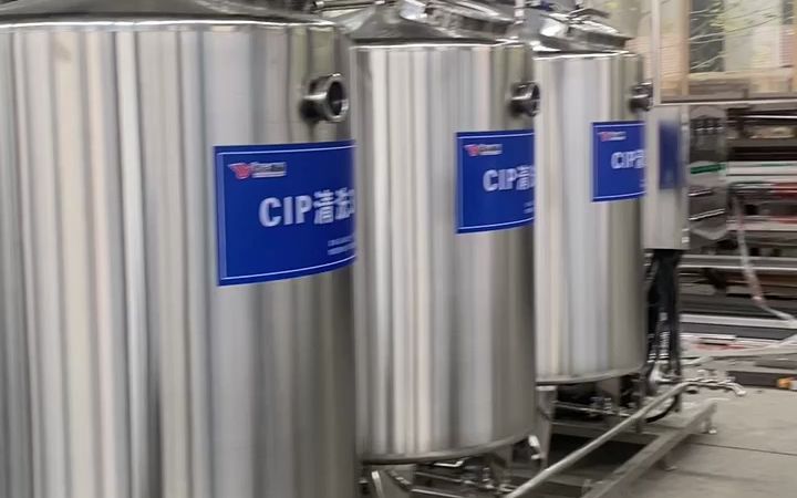 cip清洗系统,饮料管道清洗设备,纯净水分体式cip在线清洗机,cip清洗