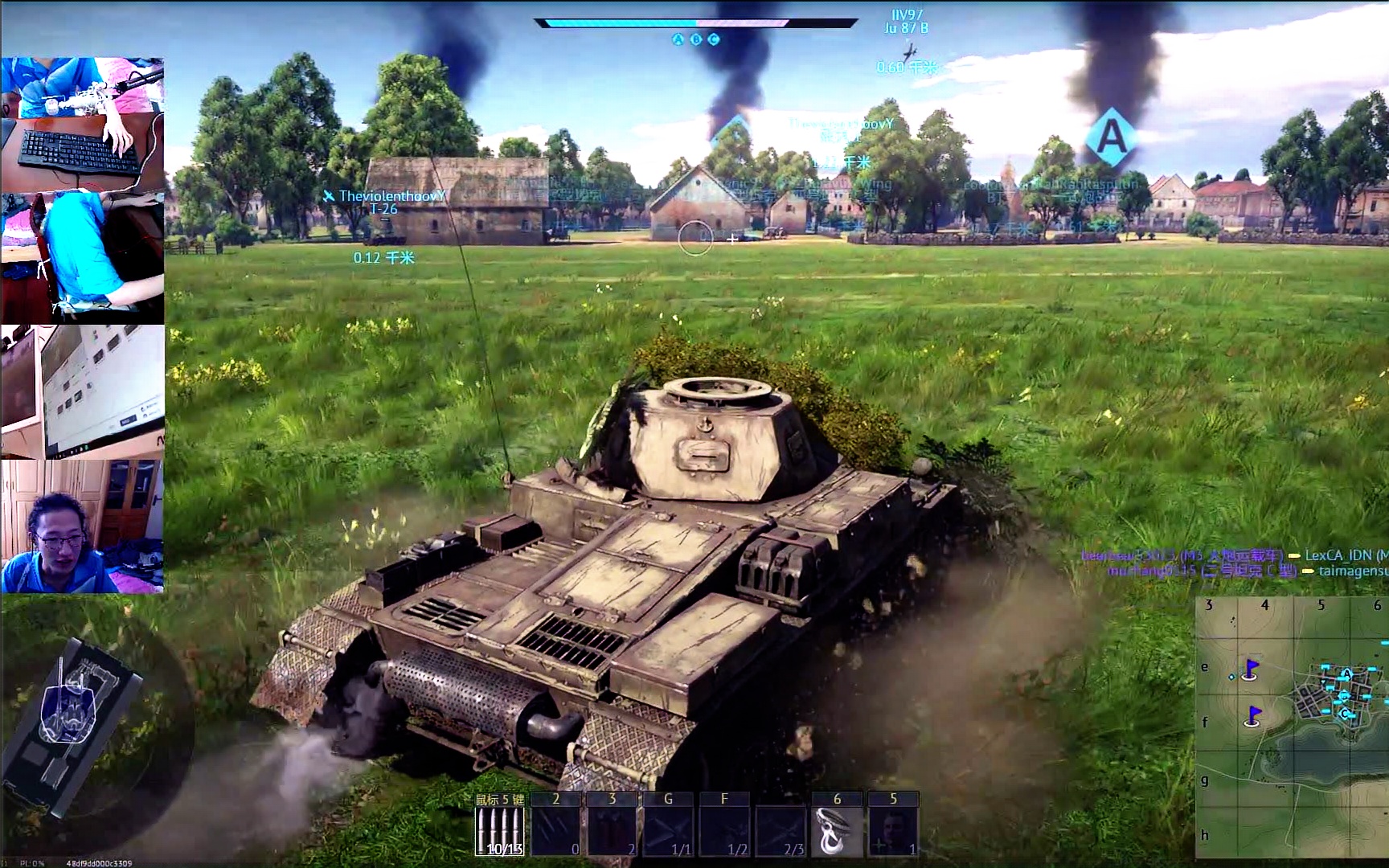 2018-5-23《战争雷霆》二号坦克c型 非洲军团 极光耀斑 陆战街机娱乐