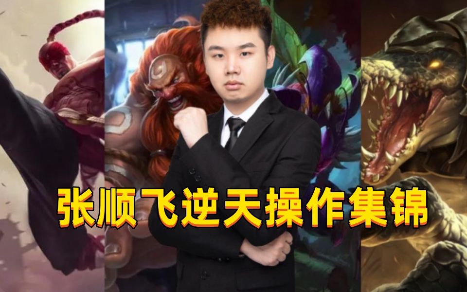 张顺飞逆天操作集锦 全程爆笑 极度下饭-采蘑菇的九叔-采蘑菇的九叔-哔哩哔哩视频
