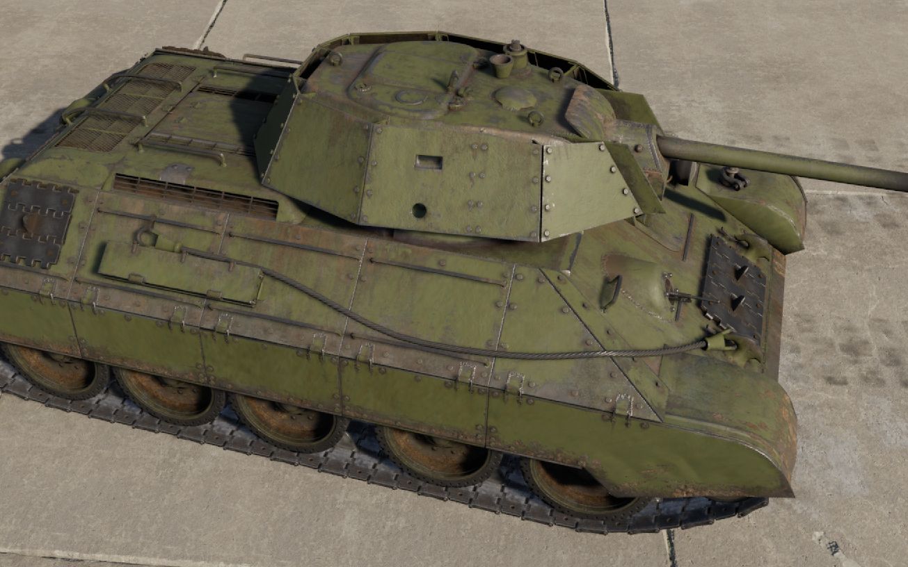 《最简单的坦克游戏》上帝视角下2倍速看战神t34e如何15杀