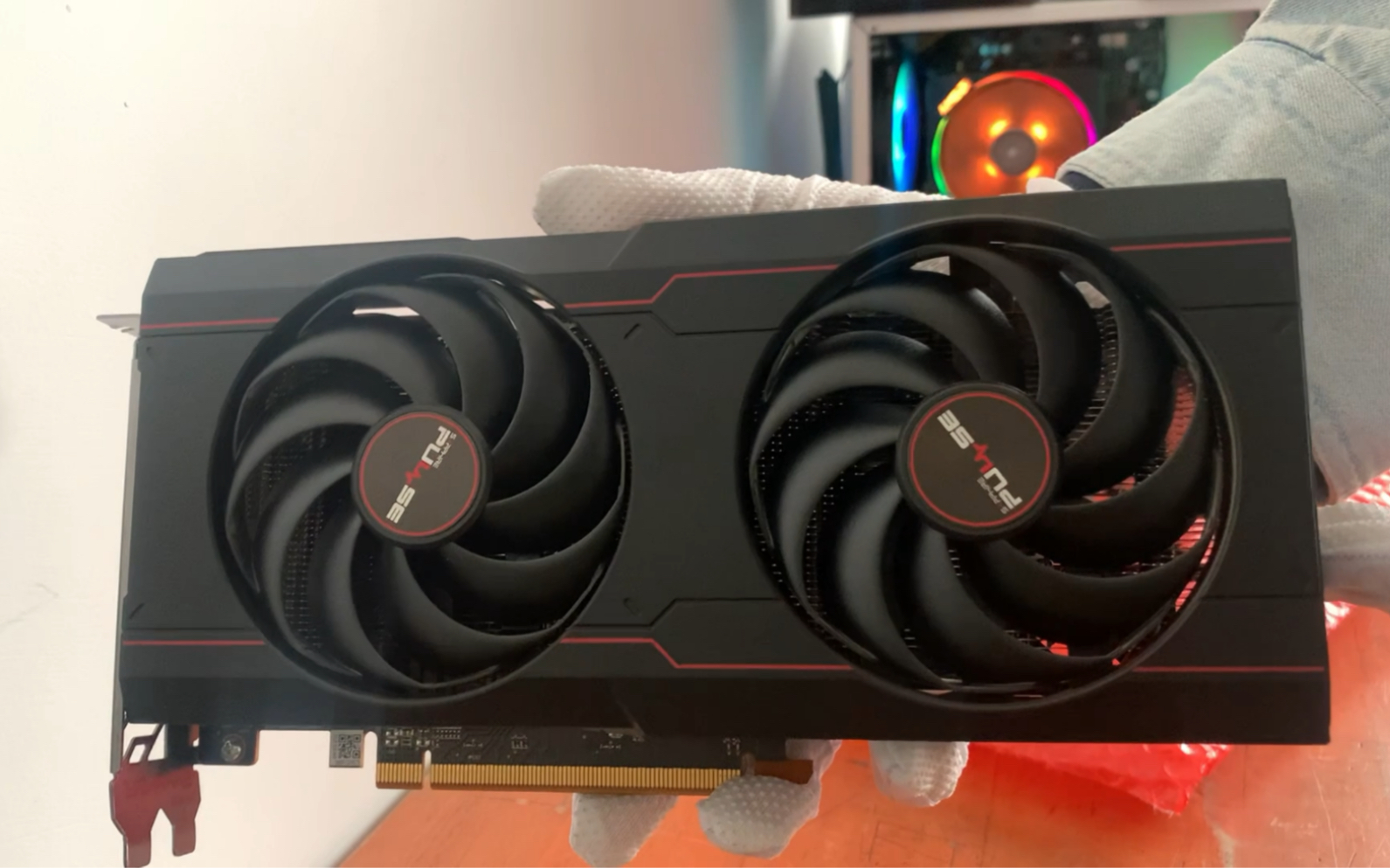 拆箱二手蓝宝石6600xt白金版,上车盘山道走起,测试及超频说明.