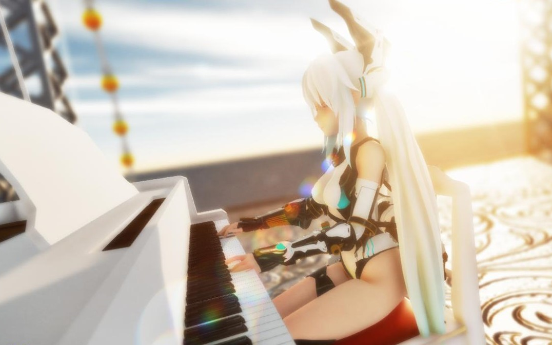 [图][mmd/1080p60fps]乐动于指尖的钢琴演奏，my soul,your beats!