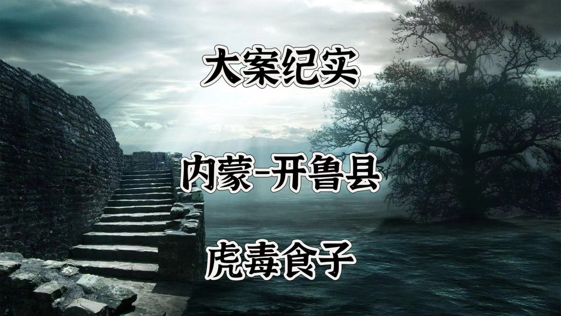 大案纪实:内蒙开鲁县,父亲为了巨额赔偿,残忍杀害了亲生儿子.哔哩哔哩bilibili