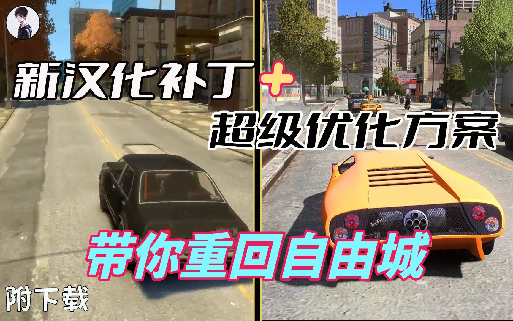 GTA4新汉化加上超小巧优化方案,帮助你重新回到自由城!哔哩哔哩bilibili