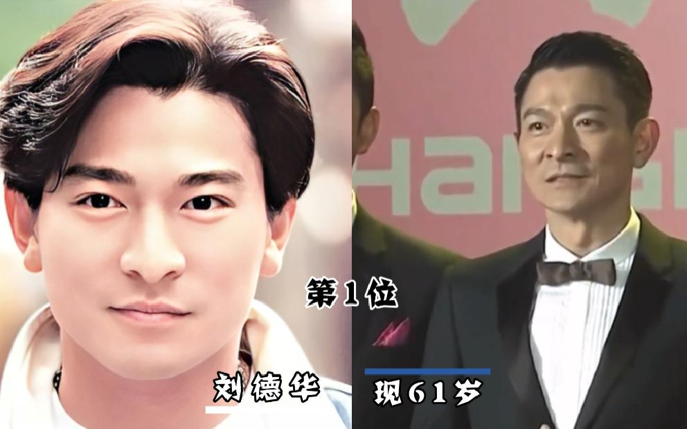 香港十大最帅男星今昔颜值对比,古天乐大变脸,黎明发福明显