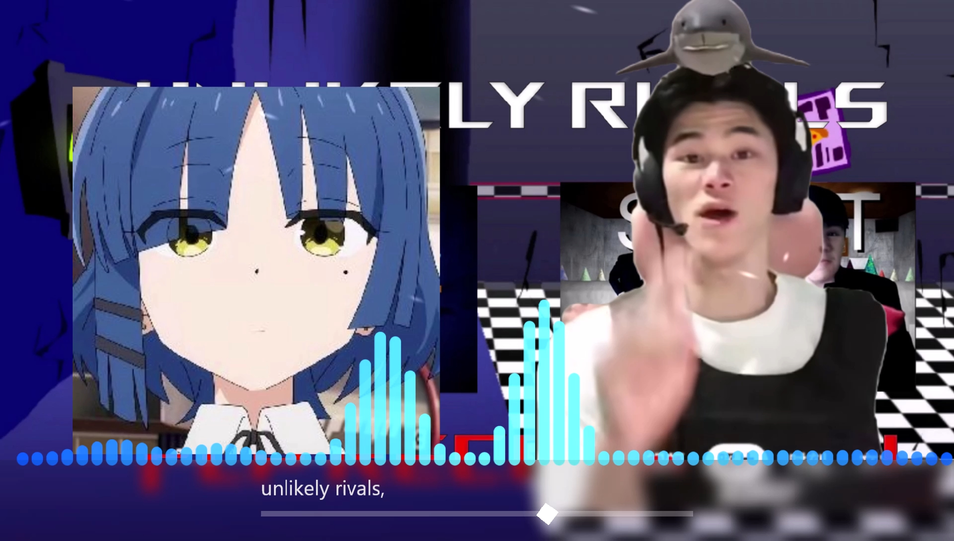 【整活/生草/使命召唤/cover】unlikely_rivals,但是小红和挽歌唱(fnf