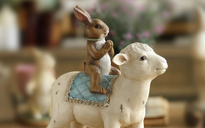 这是一个小兔子和小绵羊的故事