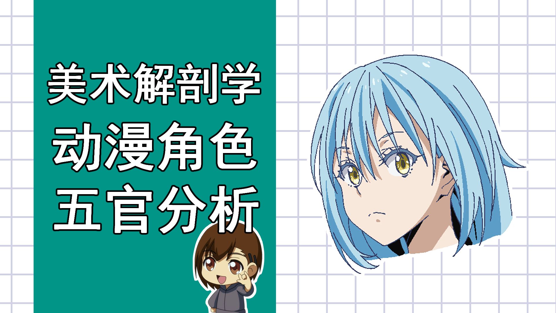 美术解剖学-16-动漫角色五官分析