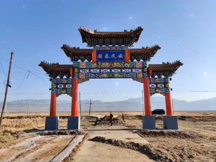 古建牌楼设计施工 村口大门牌楼 景区标志性建筑 仿古