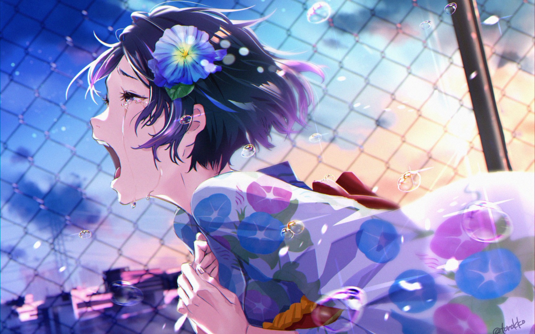 我吹过你吹过的晚风那我们算不算相拥mad治愈错位时空