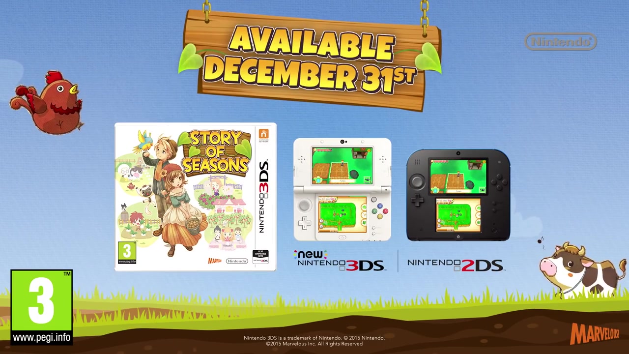 【i3ds】牧场物语 连接新天地 story of seasons 游戏视频