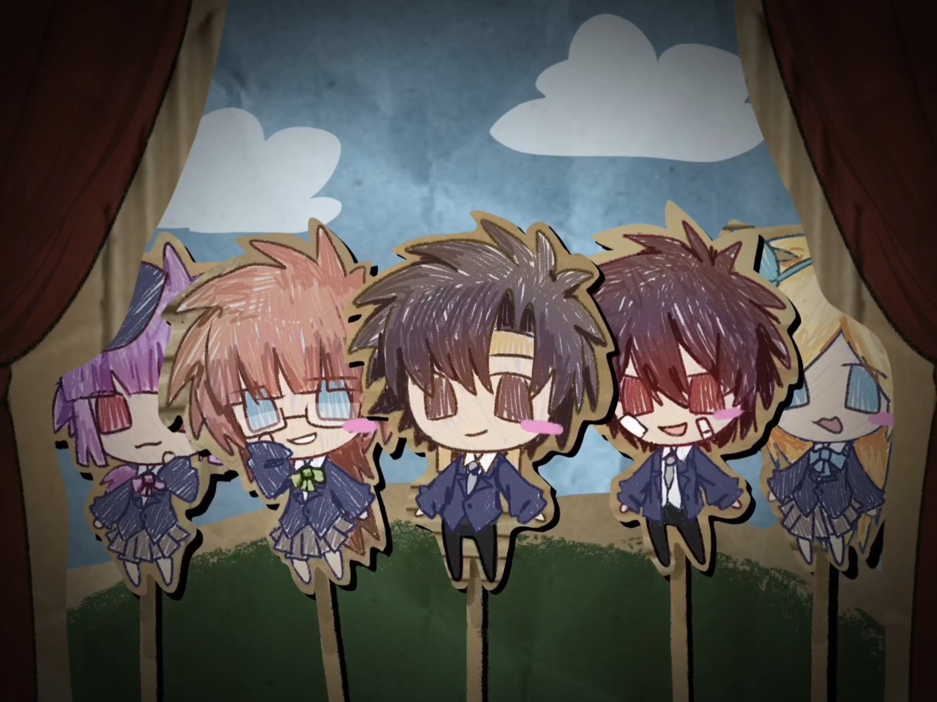 [方块学园/五人组]沈める街