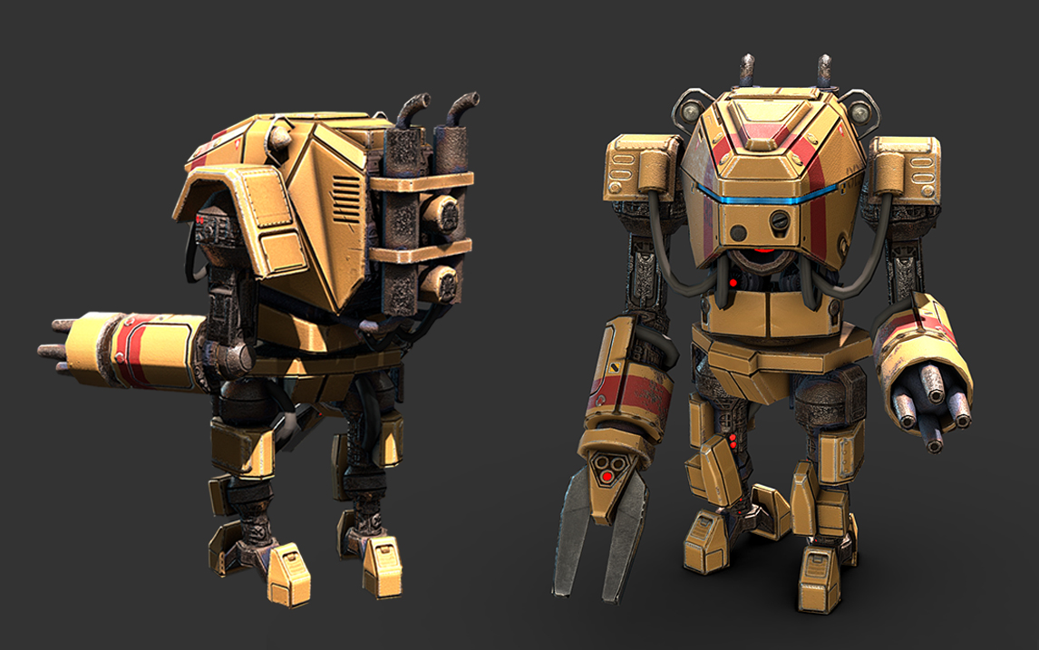 【maya】硬表面金属重机甲建模教程,硬表面卡线技巧,maya次世代场景