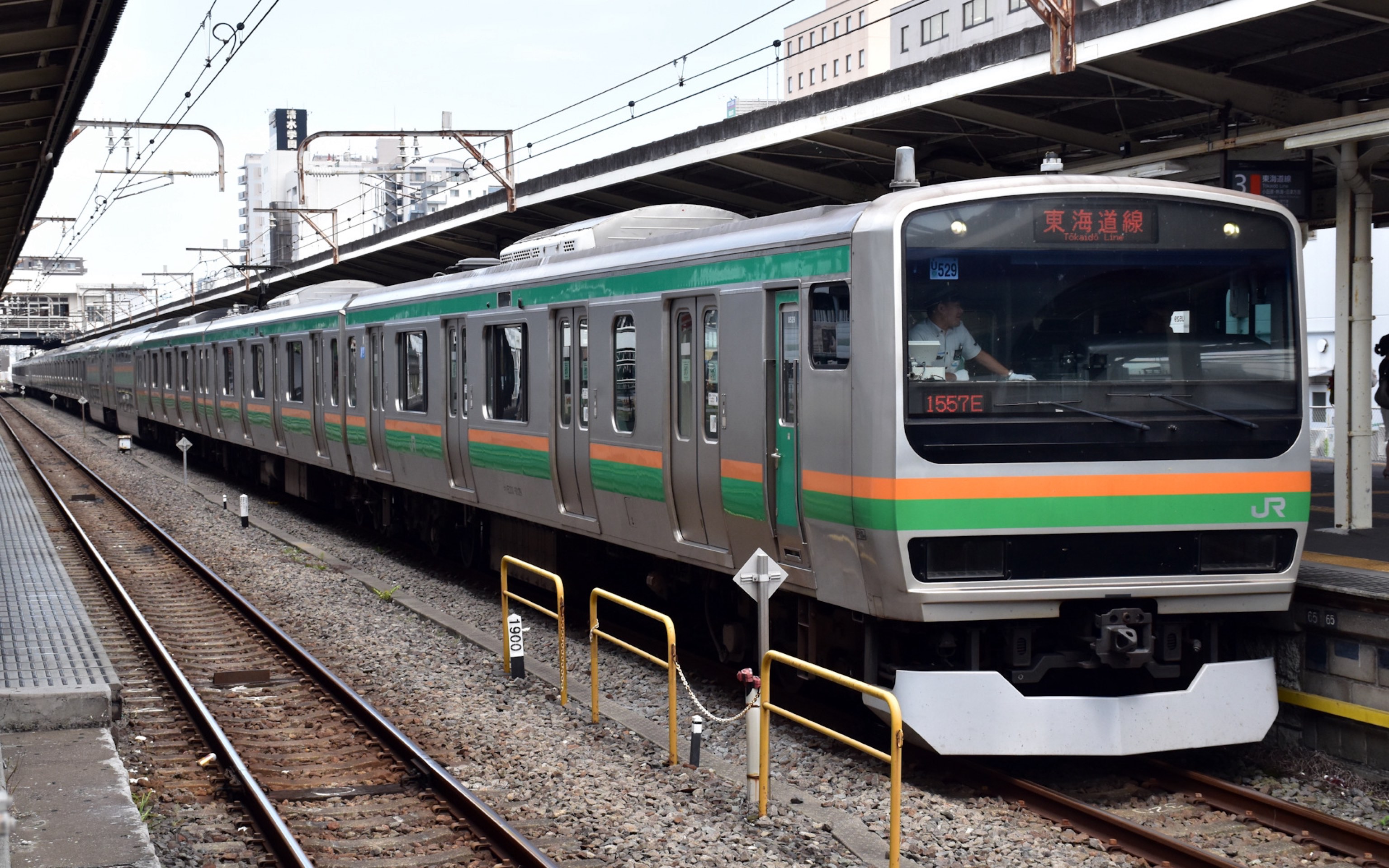 jr东日本 e231系 湘南新宿线 镰仓站出站