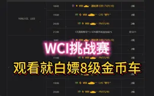 Download Video: 【WCI国际冠军赛】WCI挑战赛开战在即，观看就白嫖8级金币车