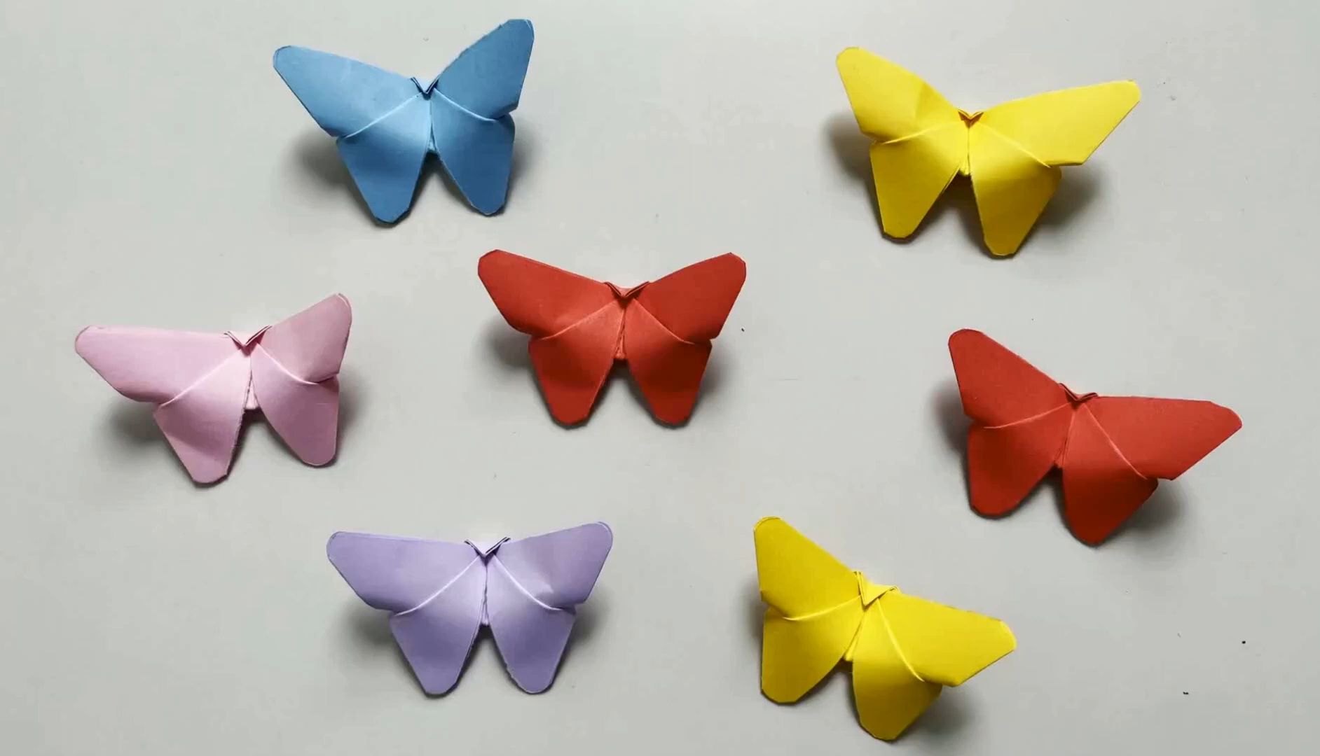 蝴蝶折纸教程视频 B站