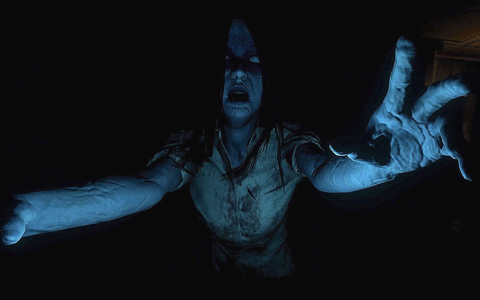 女鬼与我正面拥抱-恐怖游戏《araya》淡定实况04