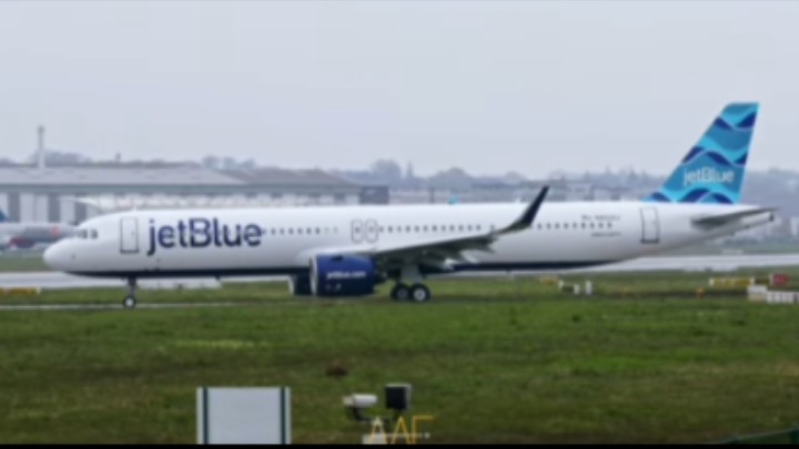 jetBlue捷蓝航空首架A321LR交付哔哩哔哩bilibili