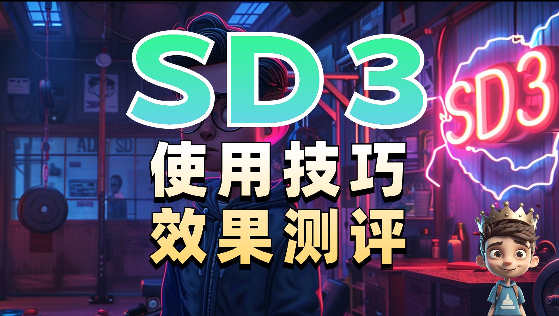 【SD3】超详细使用教程+效果测评 你想看的都在这里哔哩哔哩bilibili