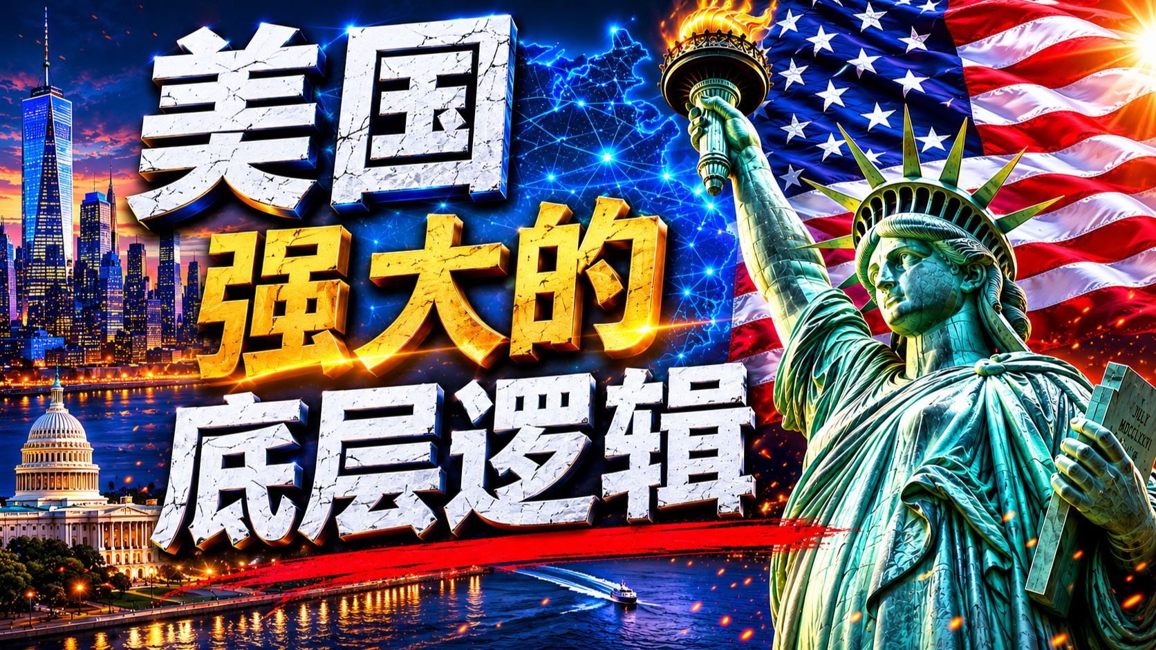 美国为什么是世界第一，美国强大的底层逻辑！
