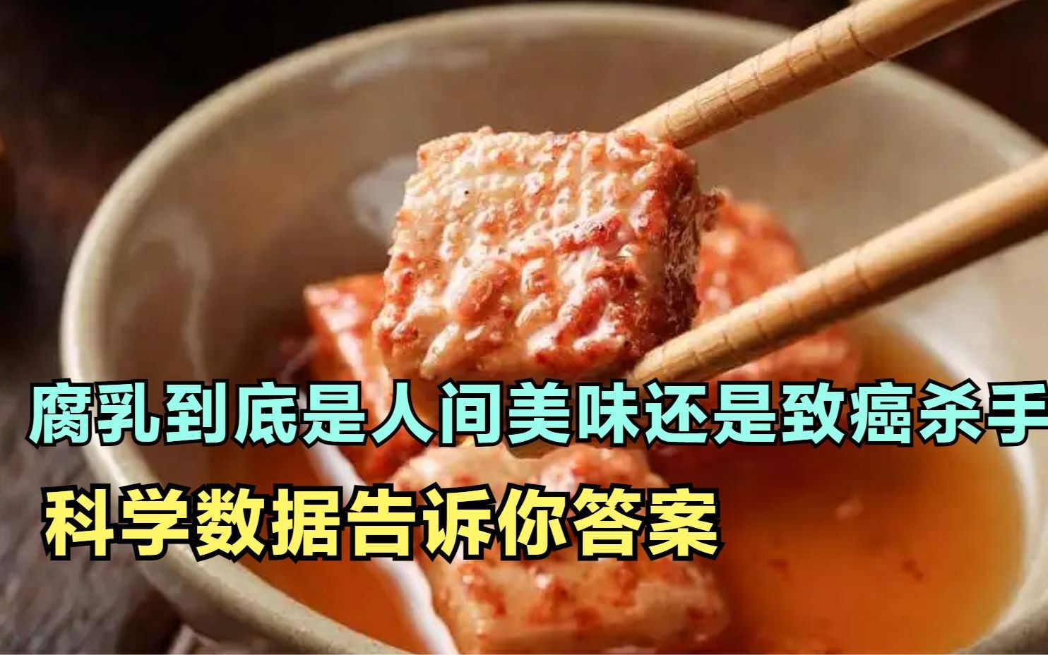 腐乳到底是人间美味还是致癌杀手?科学数据告诉你答案哔哩哔哩bilibili