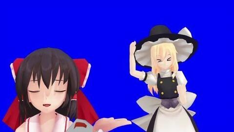 魔理沙与爱丽丝的cookie Kiss Mmd 素材集 哔哩哔哩 つロ干杯 Bilibili