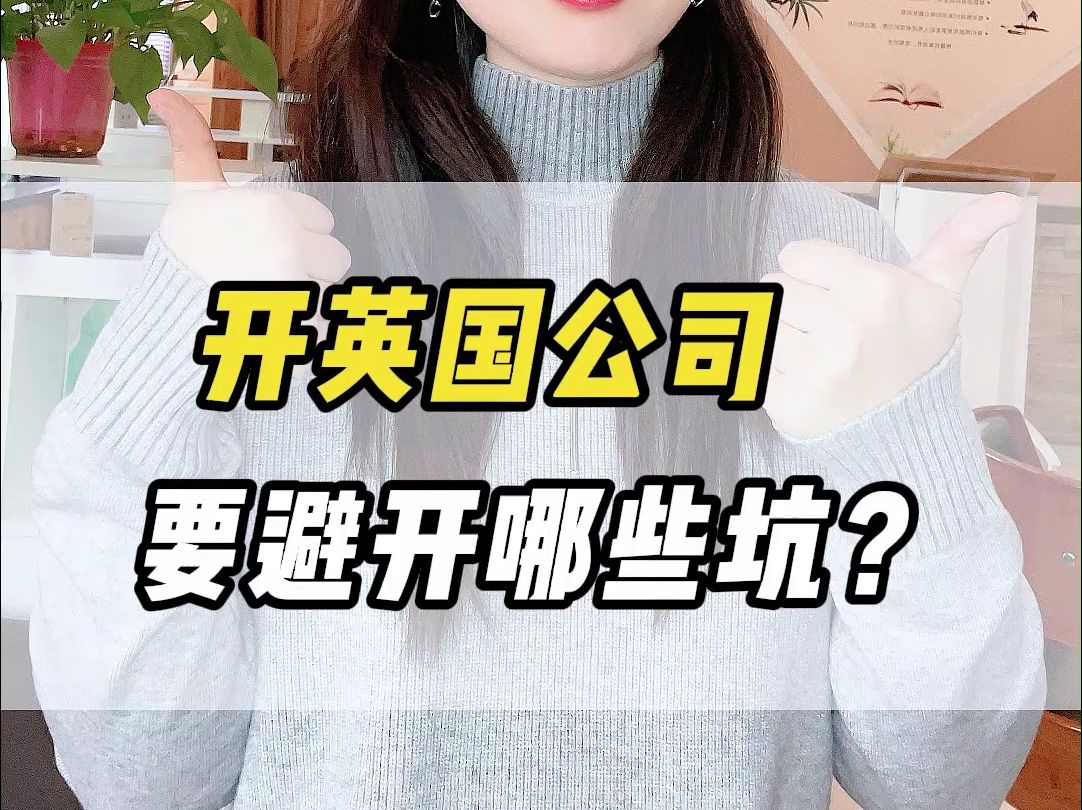 开英国公司要避开哪些坑?哔哩哔哩bilibili