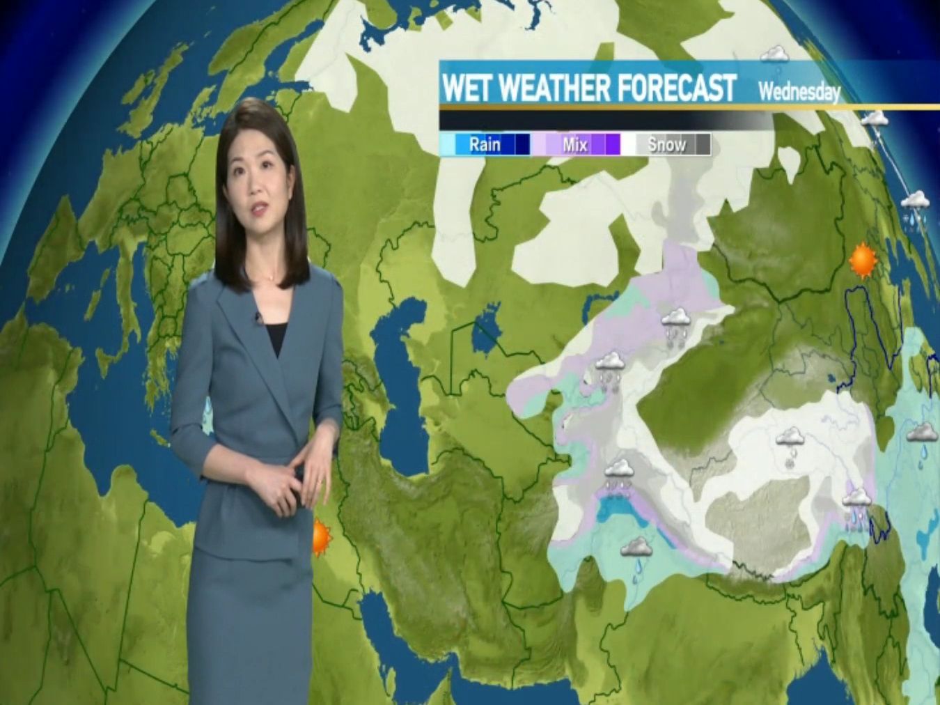 【20240313】全球天气预报英文版 cgtn weather