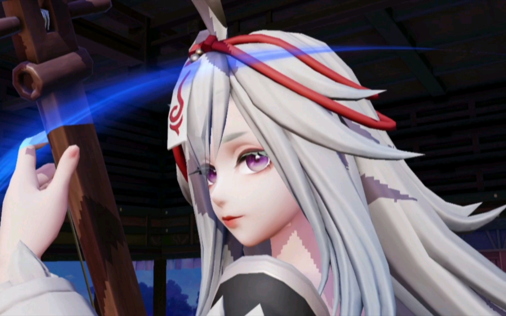 平安京新式神:紧那罗觉醒皮/染色皮澄心三段中日互动全语音,特写,密语