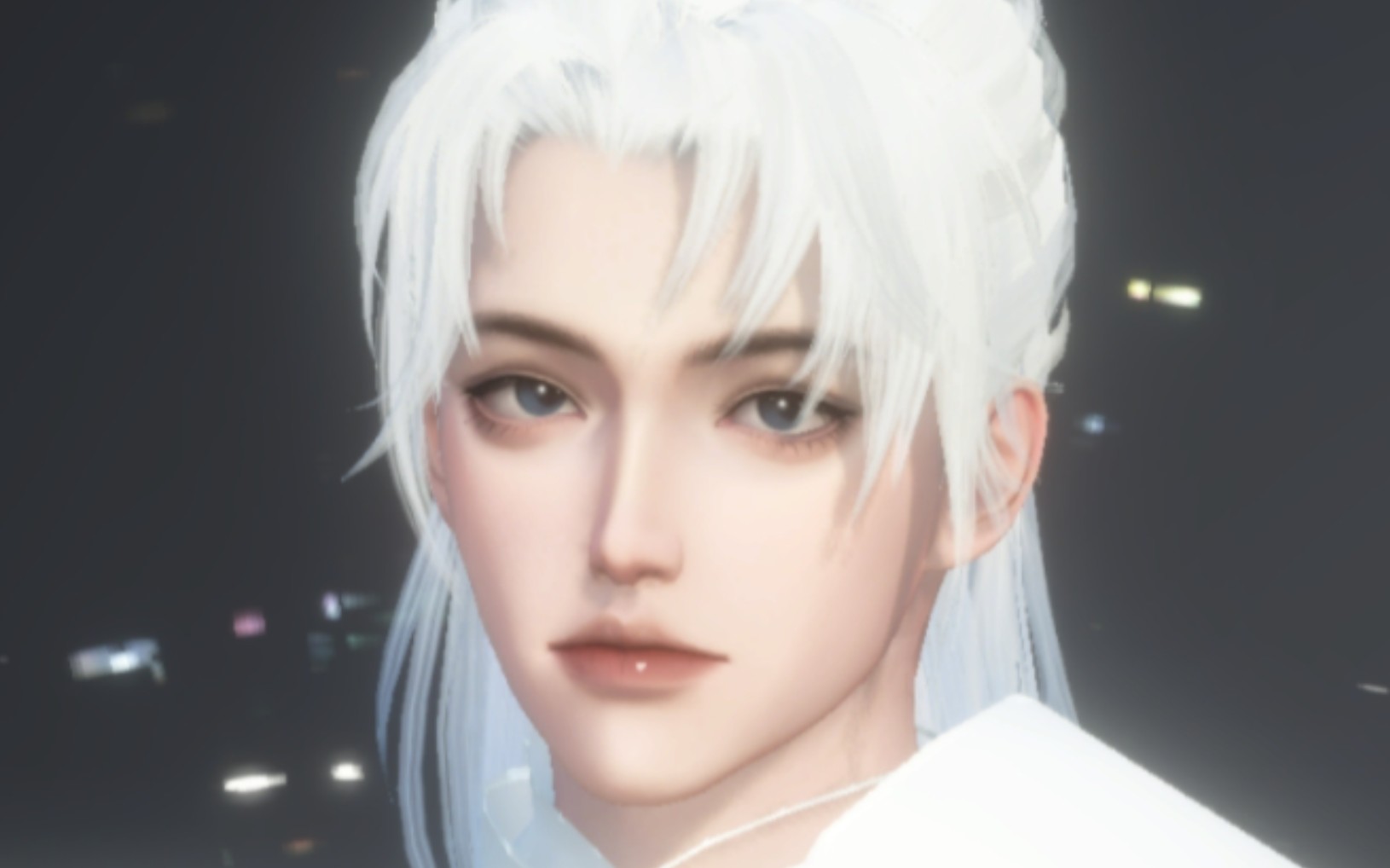 【逆水寒手游捏脸无偿】白发