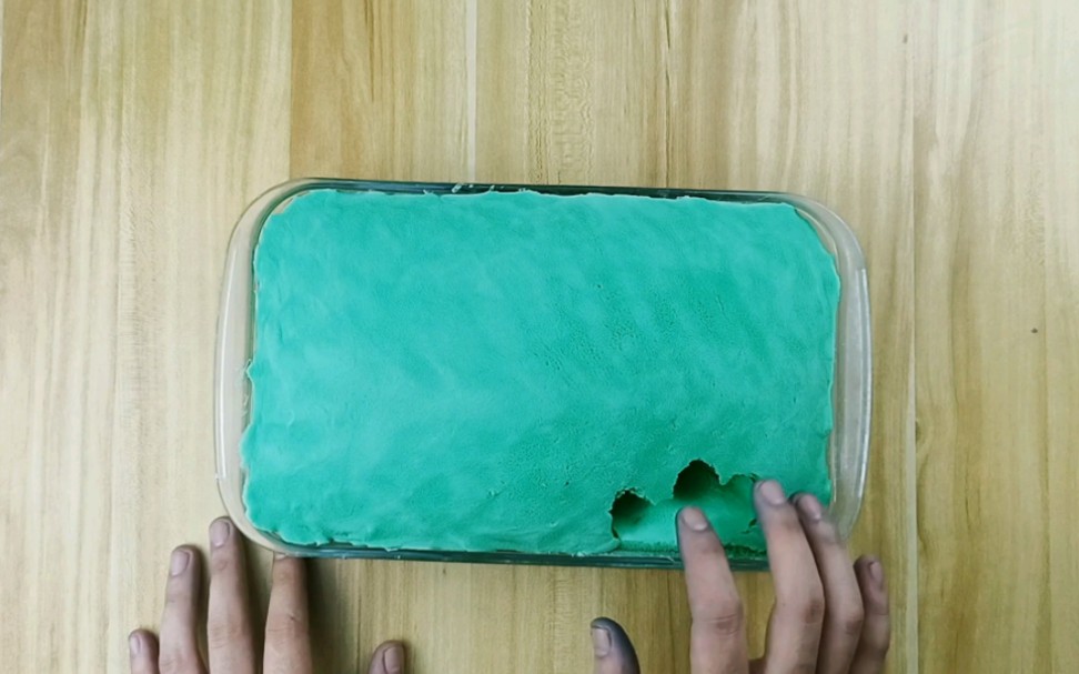 脆皮冰山泥史莱姆slime手工diy一起玩泥巴彩泥玩具解压视频声控