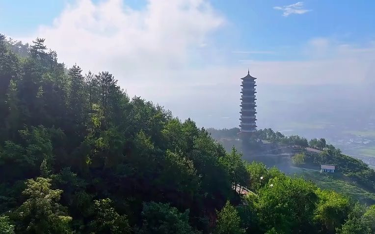 陕西勉县:天荡山云海