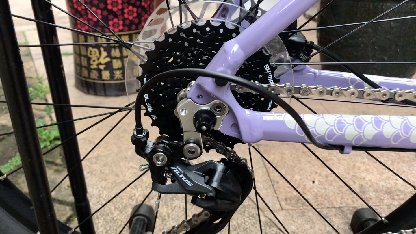 女性liv山地车凯特2-e到货 shimano 2*9变速油刹